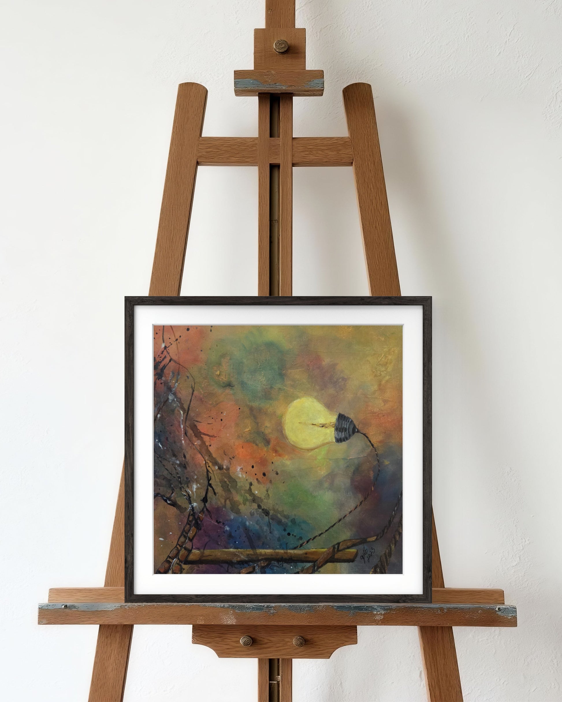 Think Without Limits original acrylic painting by Jasmina Mendoza - 8