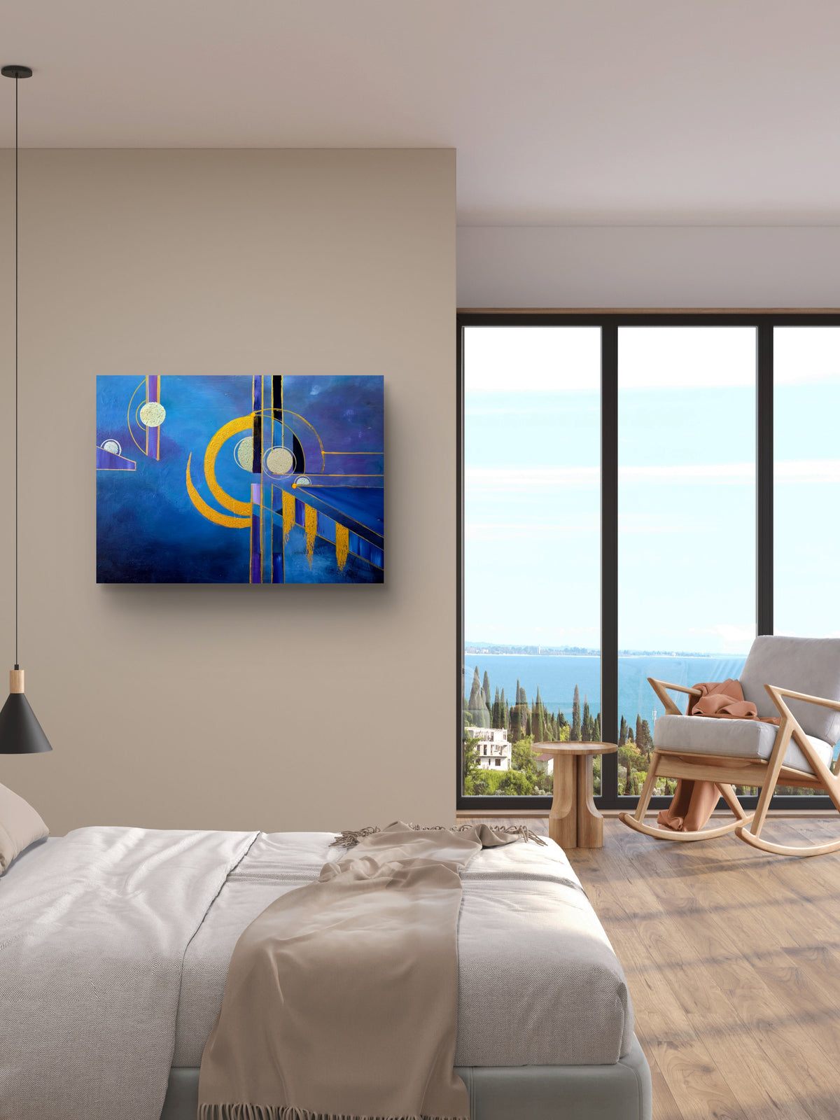 My Own Pace contemporary abstract by Jasmina Mendoza