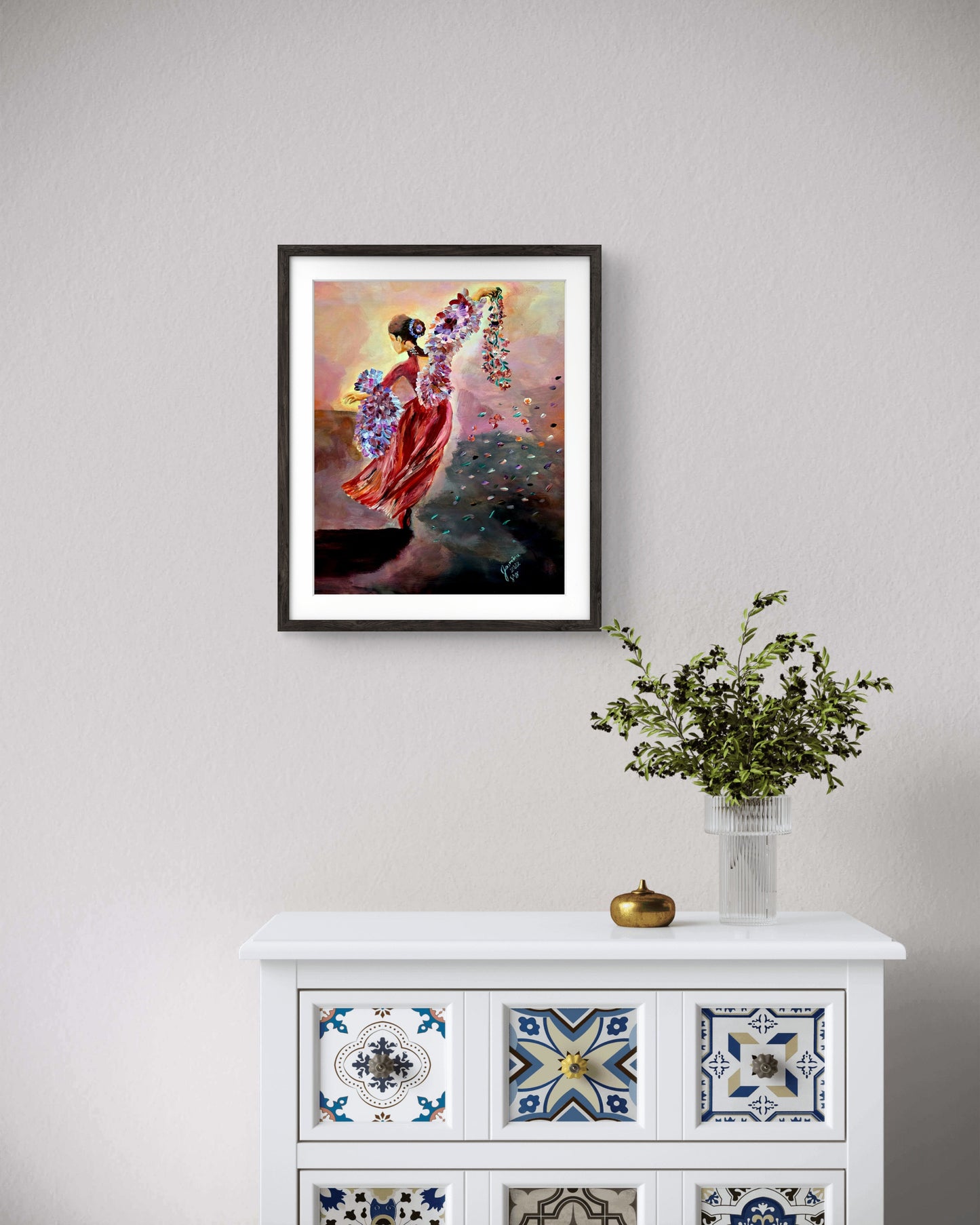 Passion original figurative abstract painting by Jasmina Mendoza - 6