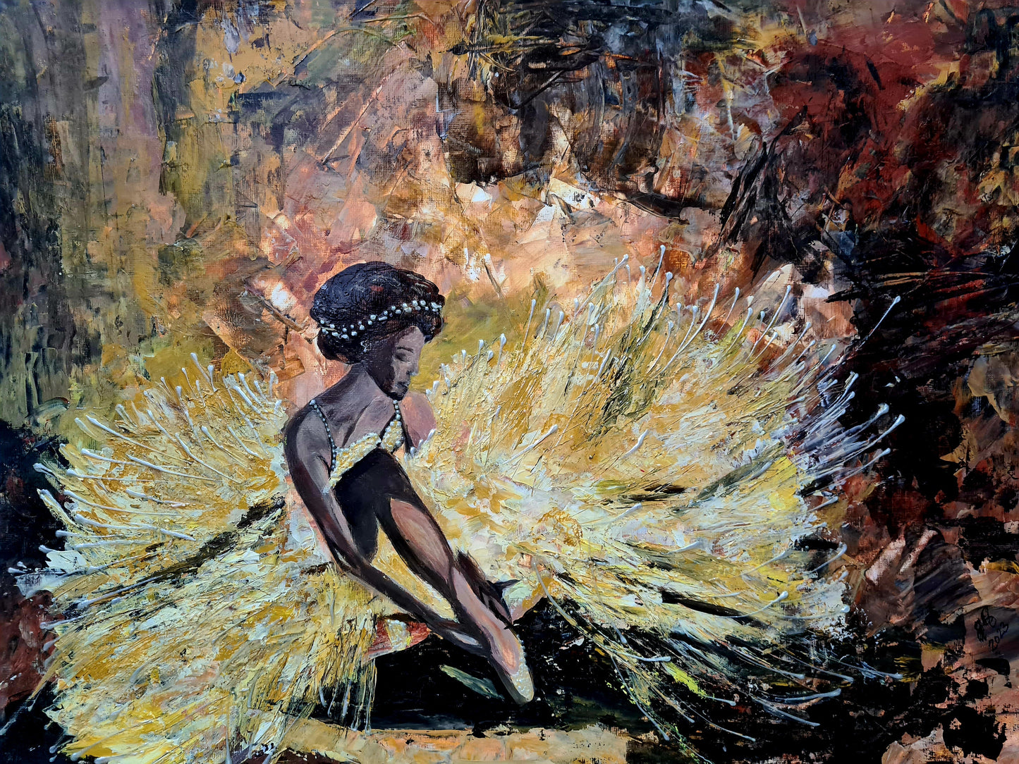 My Way – Original Acrylic Painting by Jasmina Mendoza - 12