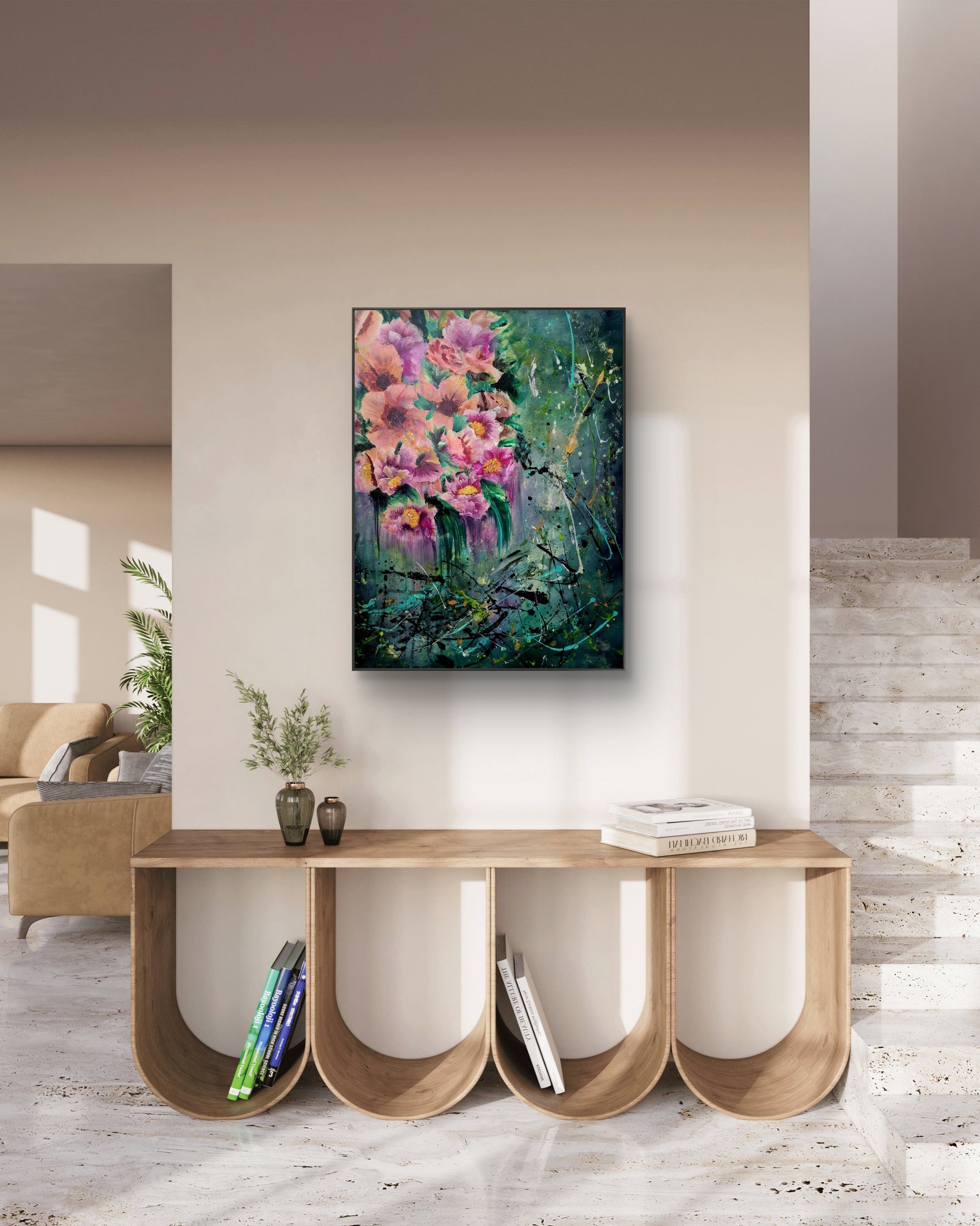 Fragrance – Original Acrylic Painting by Jasmina Mendoza - 9