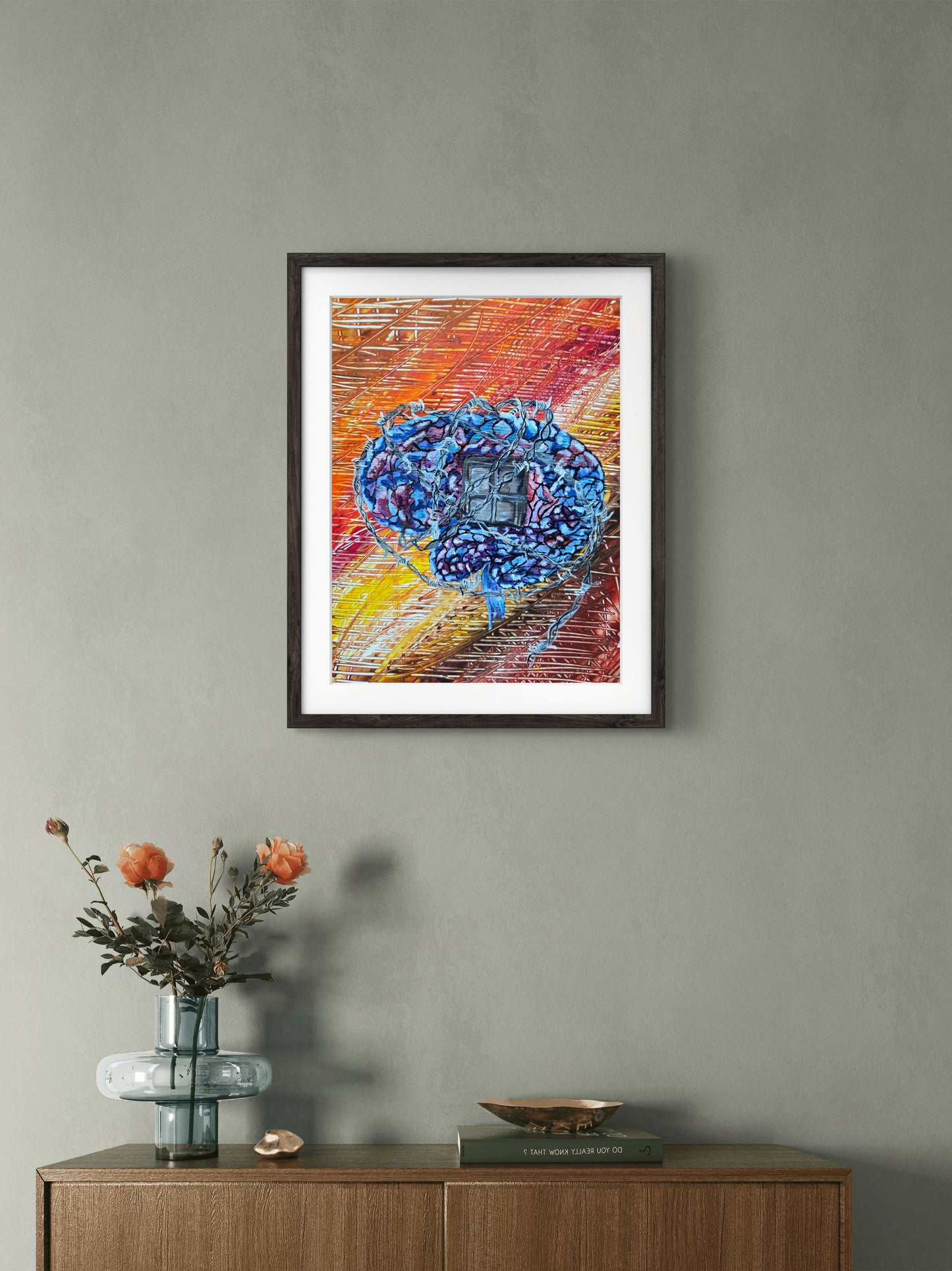 Fenced Minds Original abstract by Jasmina Mendoza