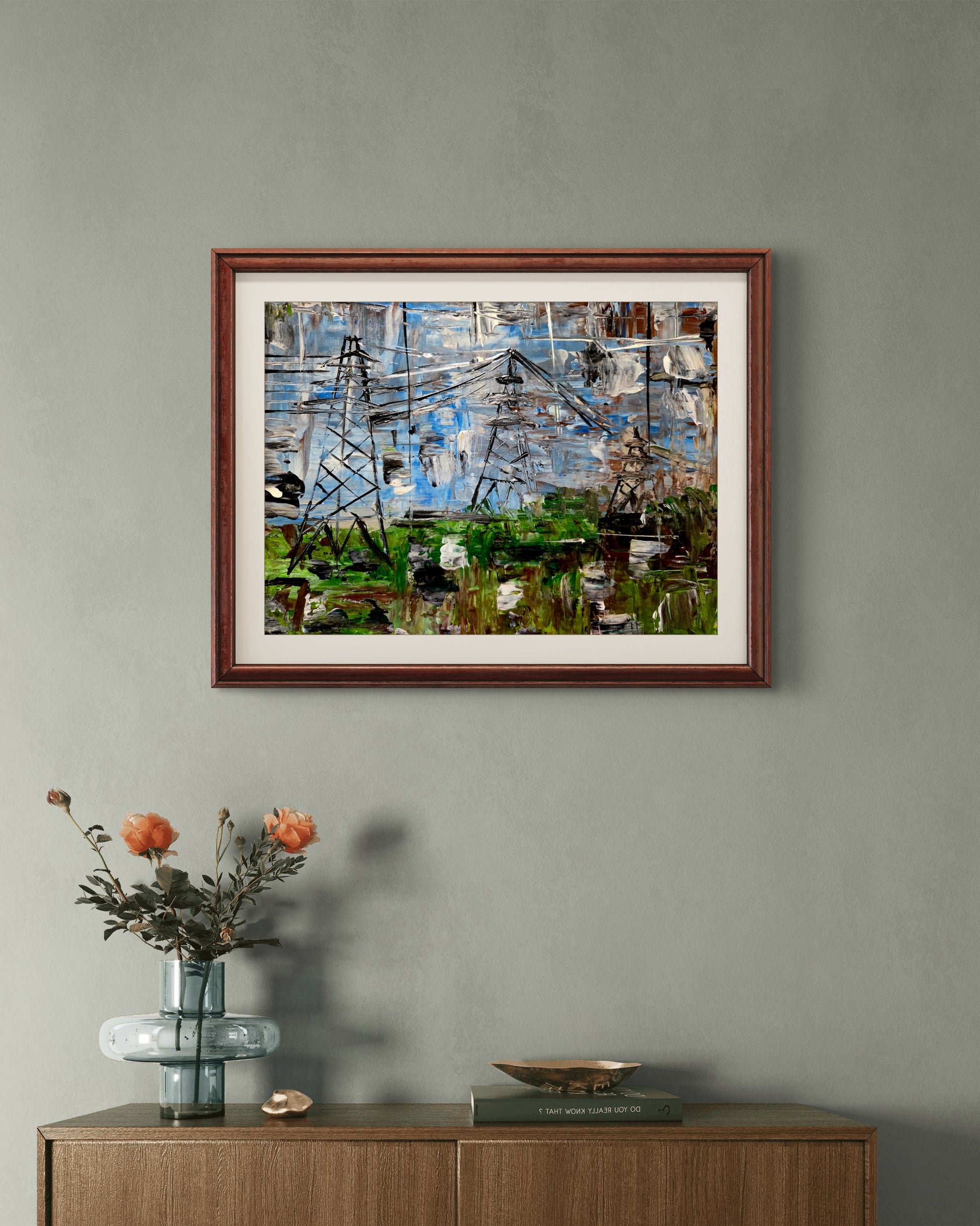 Foggy Days – Original Acrylic Painting by Jasmina Mendoza - 2