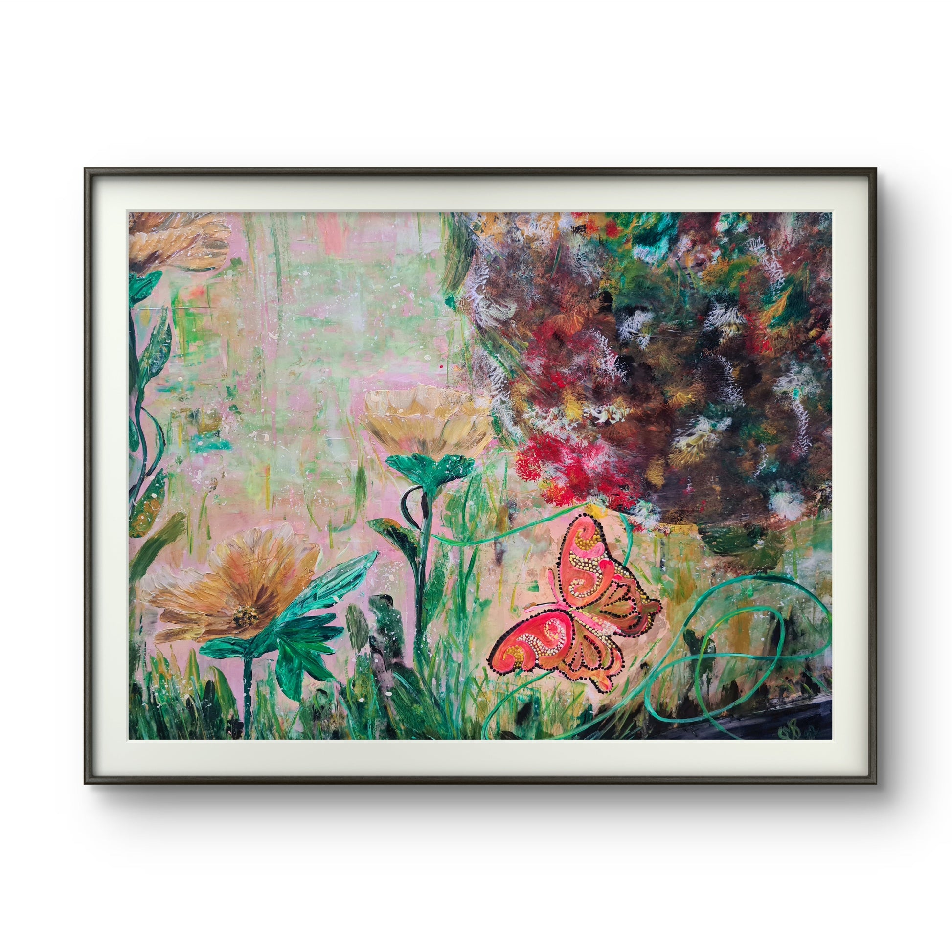 Spring Mood – Original Acrylic Painting by Jasmina Mendoza - 1