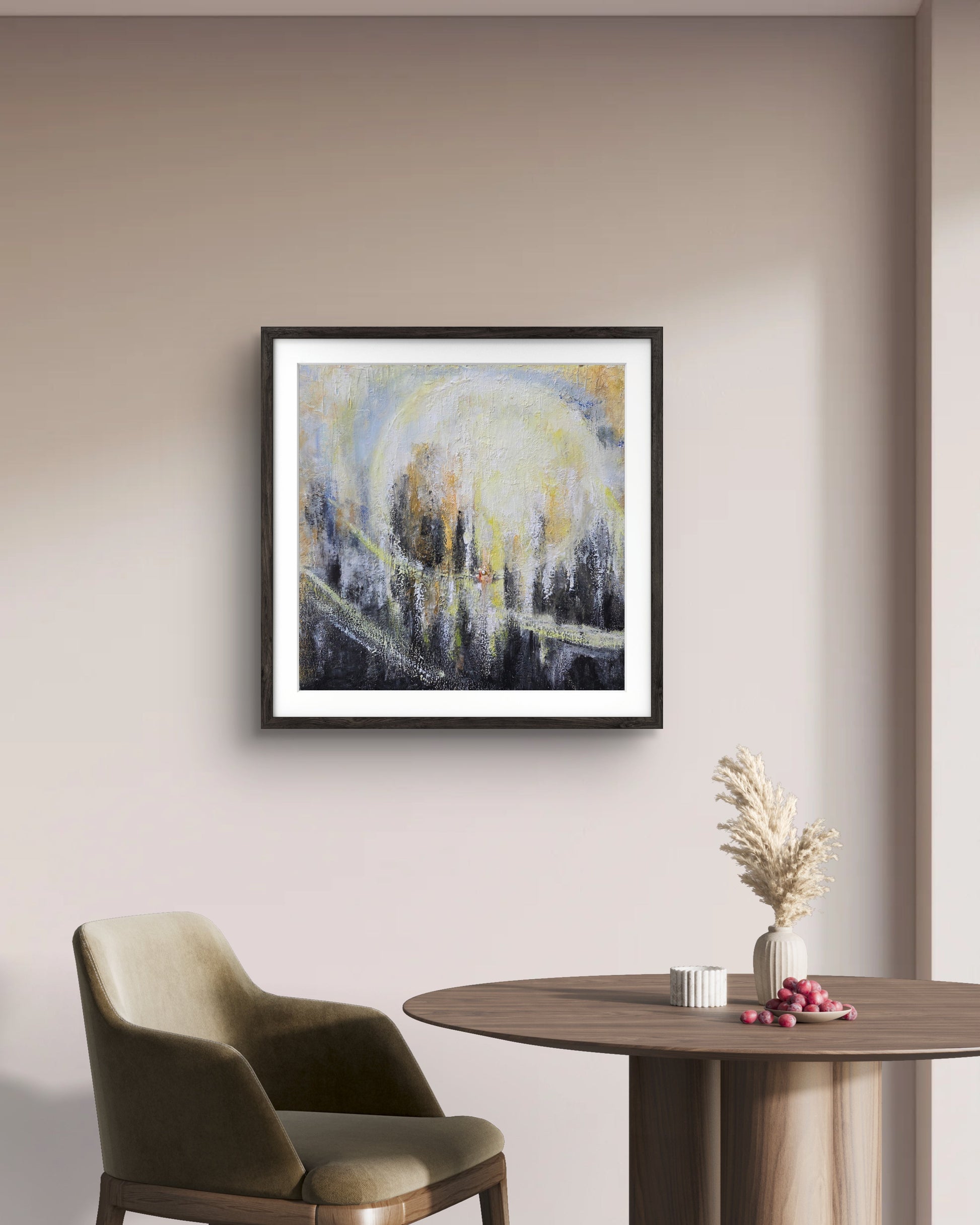 Quiet Light – Original Acrylic Painting by Jasmina Mendoza - 11