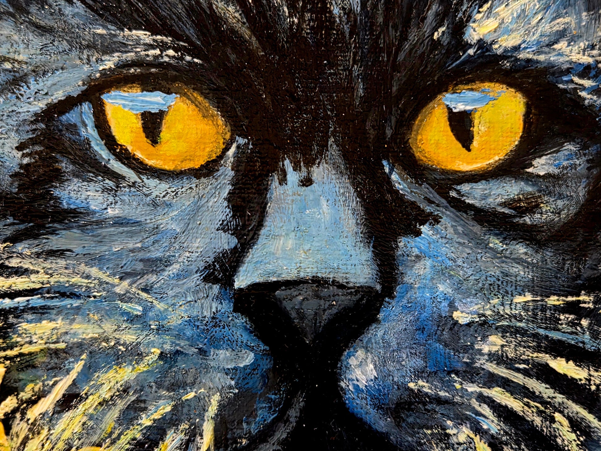 Wild Presence original acrylic painting by Jasmina Mendoza - 5