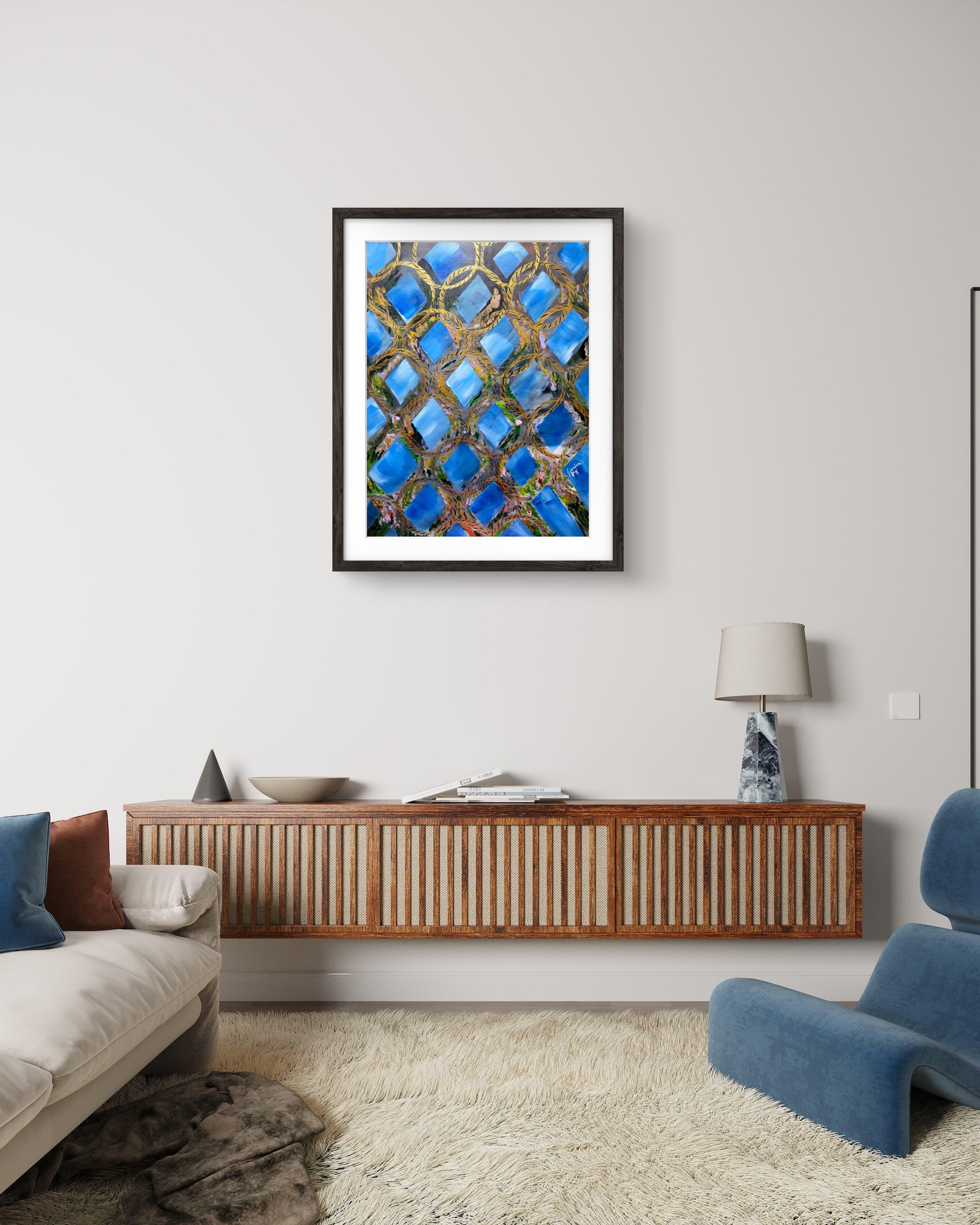 Behind the Fence – Original Painting by Jasmina Mendoza - 6