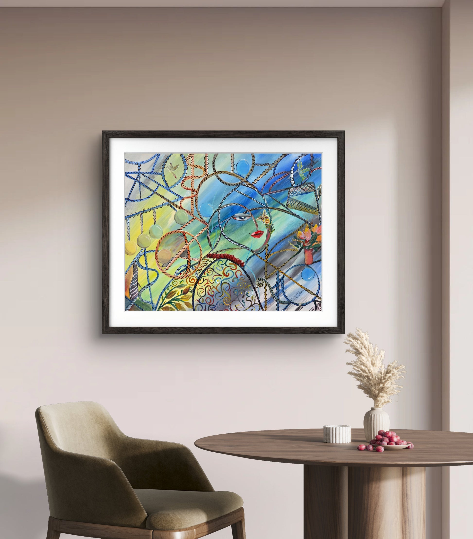 Life’s Pendulum – Original Acrylic Painting by Jasmina Mendoza - 5