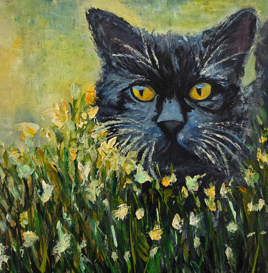 Wild Presence original acrylic painting by Jasmina Mendoza - 0