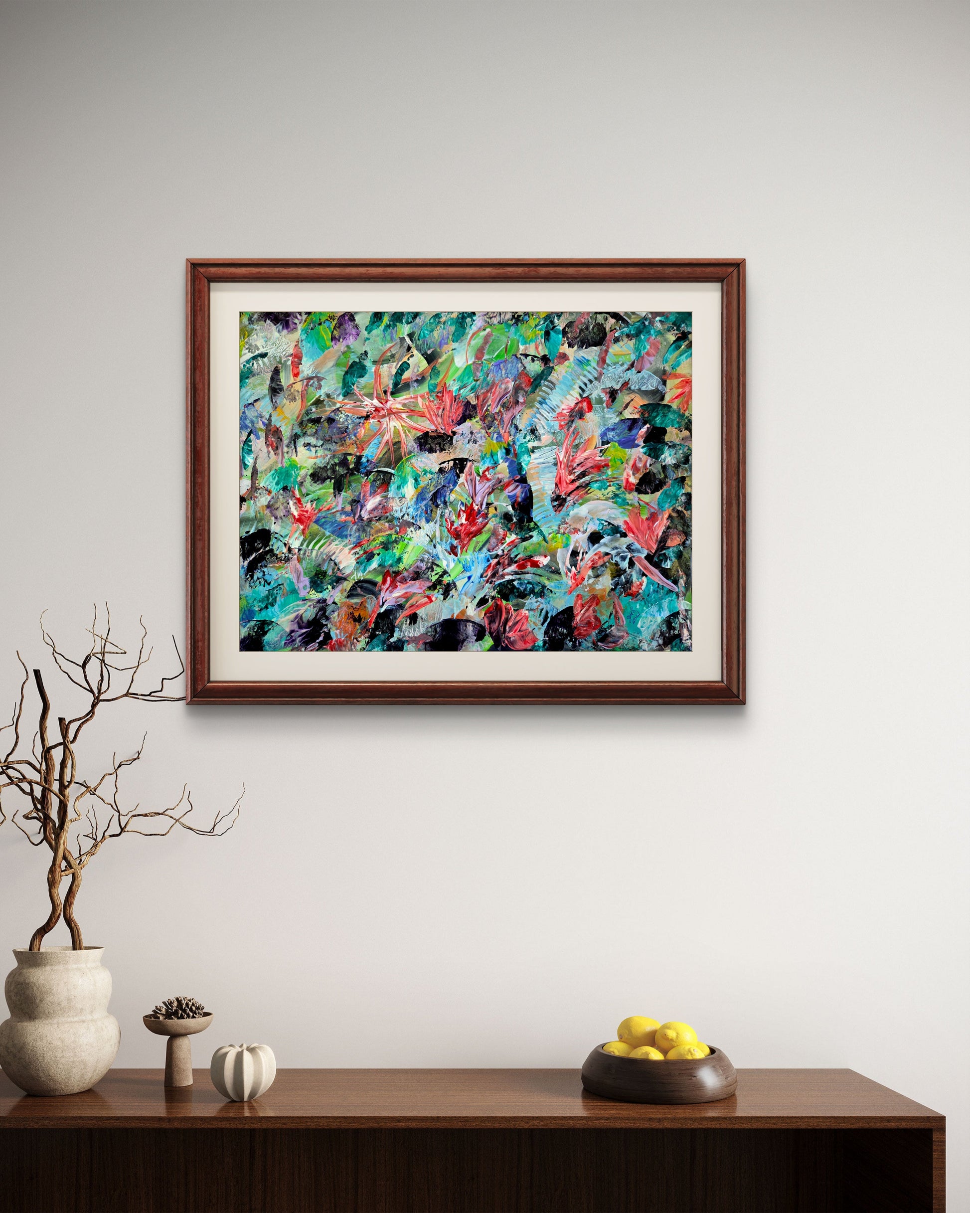 Deep Into Nature – Original Acrylic Painting by Jasmina Mendoza - 4