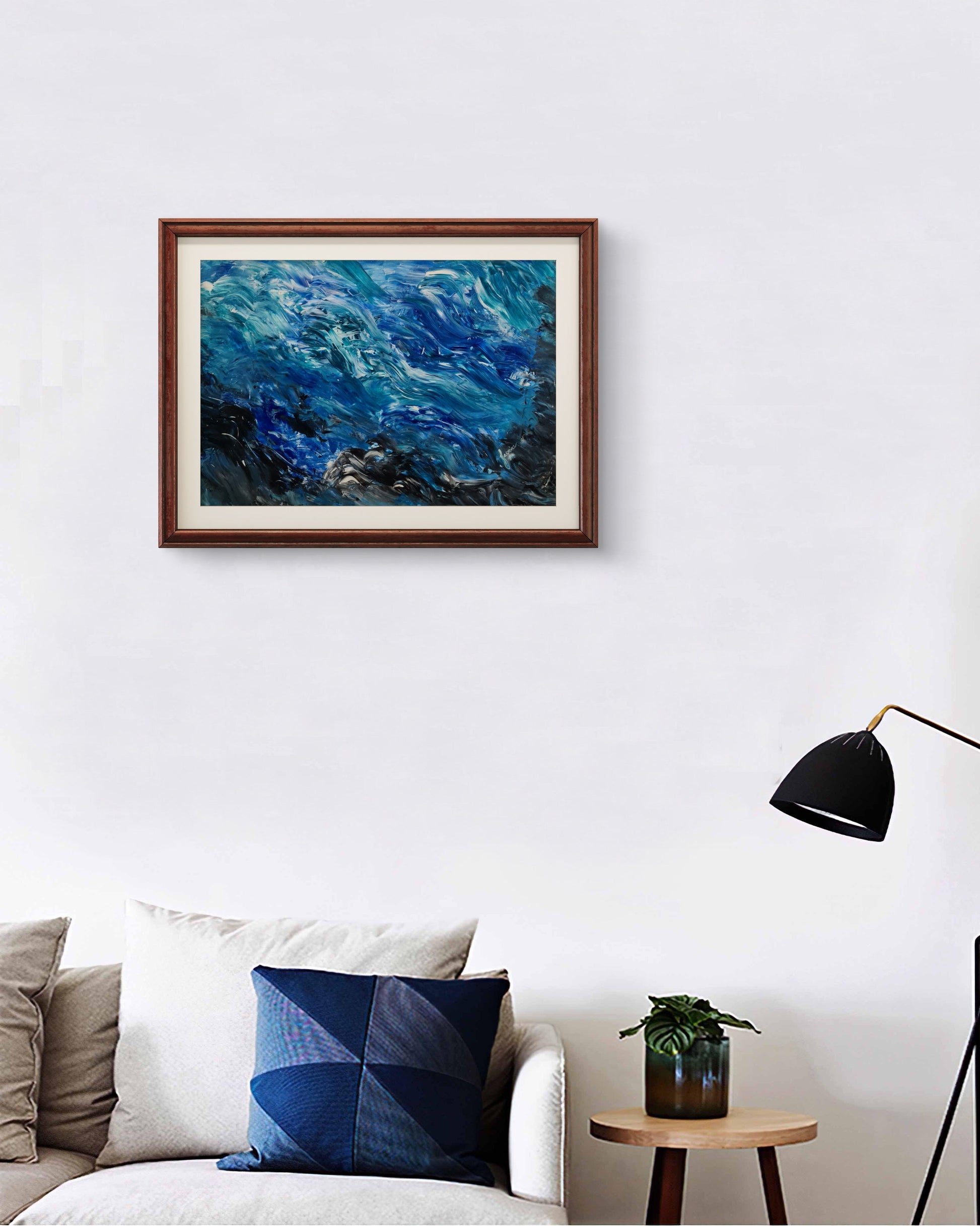 The Waves – Original Acrylic Painting by Jasmina Mendoza - 5