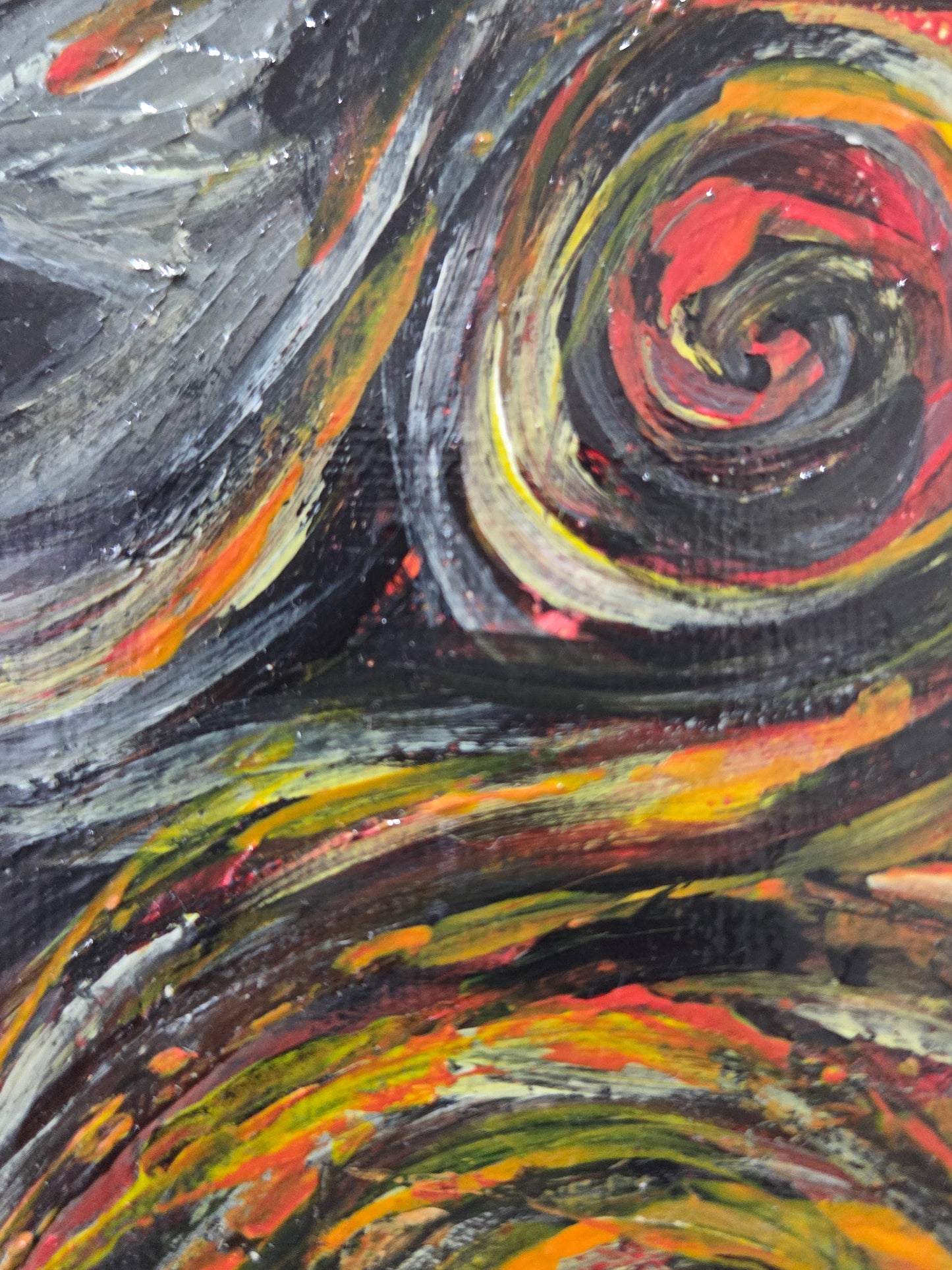 Dark Passenger Original Abstract Expressionist Painting - 11