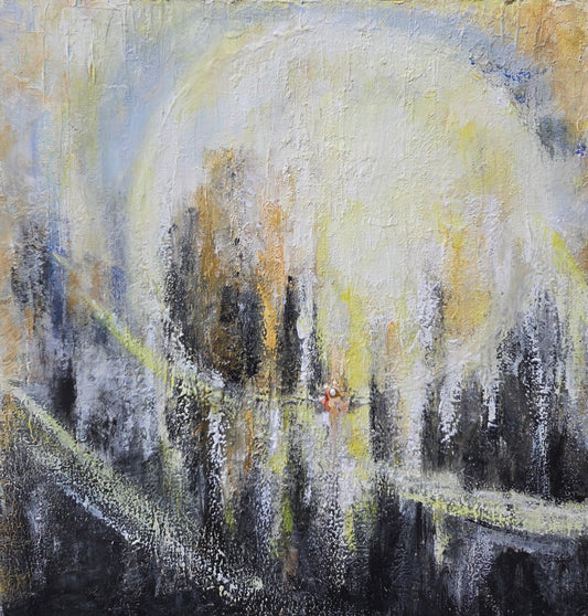 Quiet Light – Original Acrylic Painting by Jasmina Mendoza - 2
