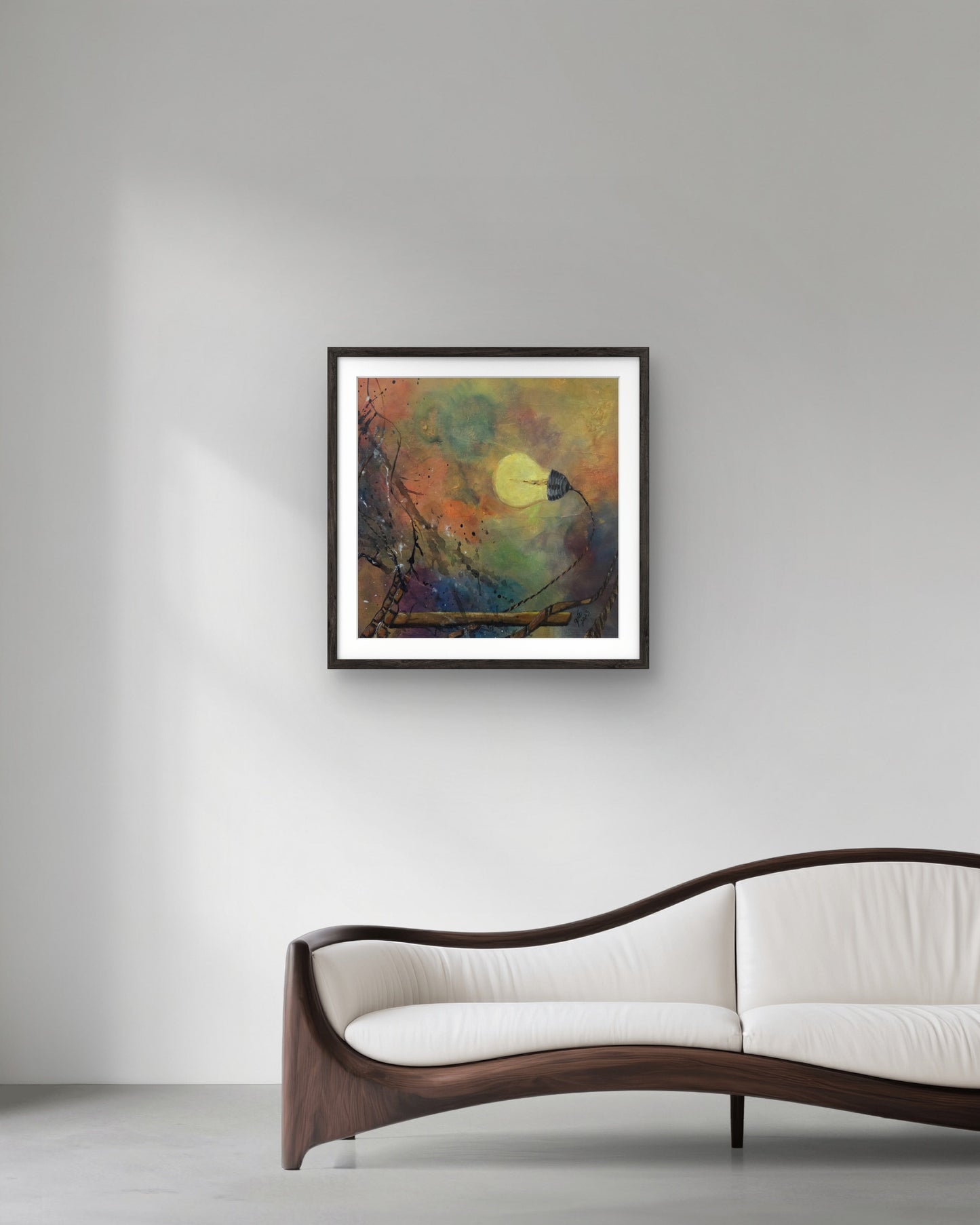 Think Without Limits original acrylic painting by Jasmina Mendoza - 9