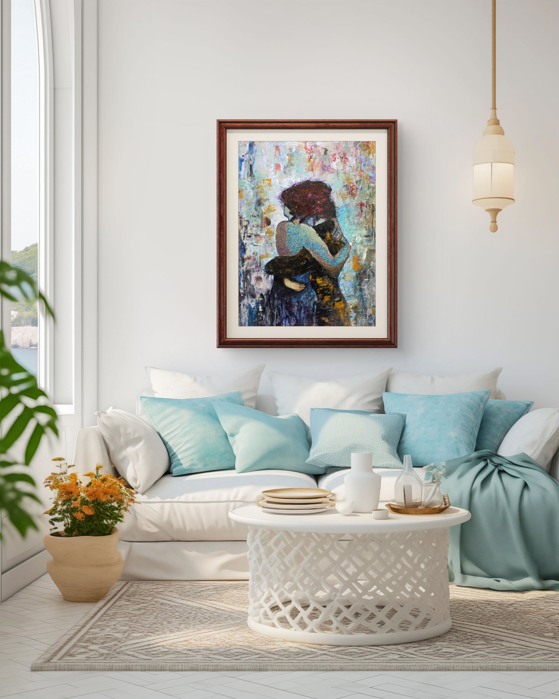 Between Two Heartbeats – Original Painting by Jasmina Mendoza - 8