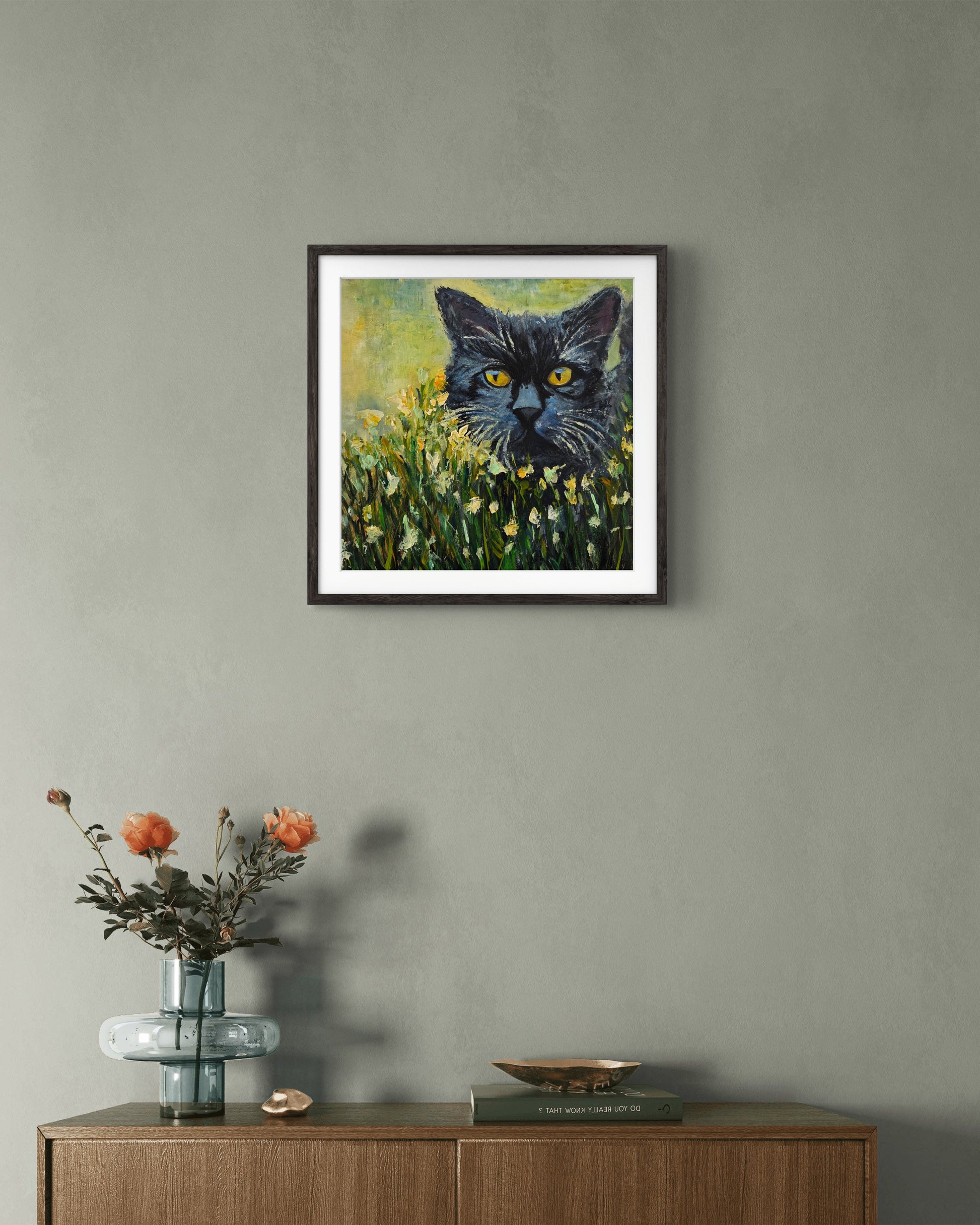Wild Presence original acrylic painting by Jasmina Mendoza - 8