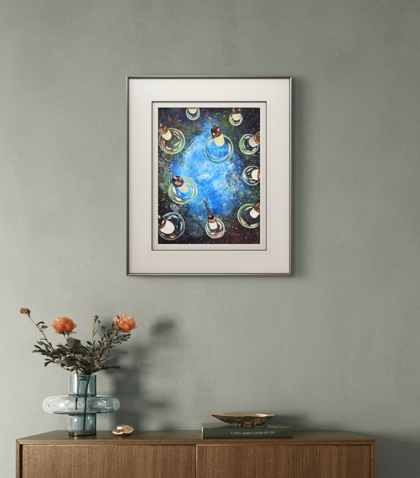 Let the Universe Take Care of Details – Original Acrylic Painting by Jasmina Mendoza