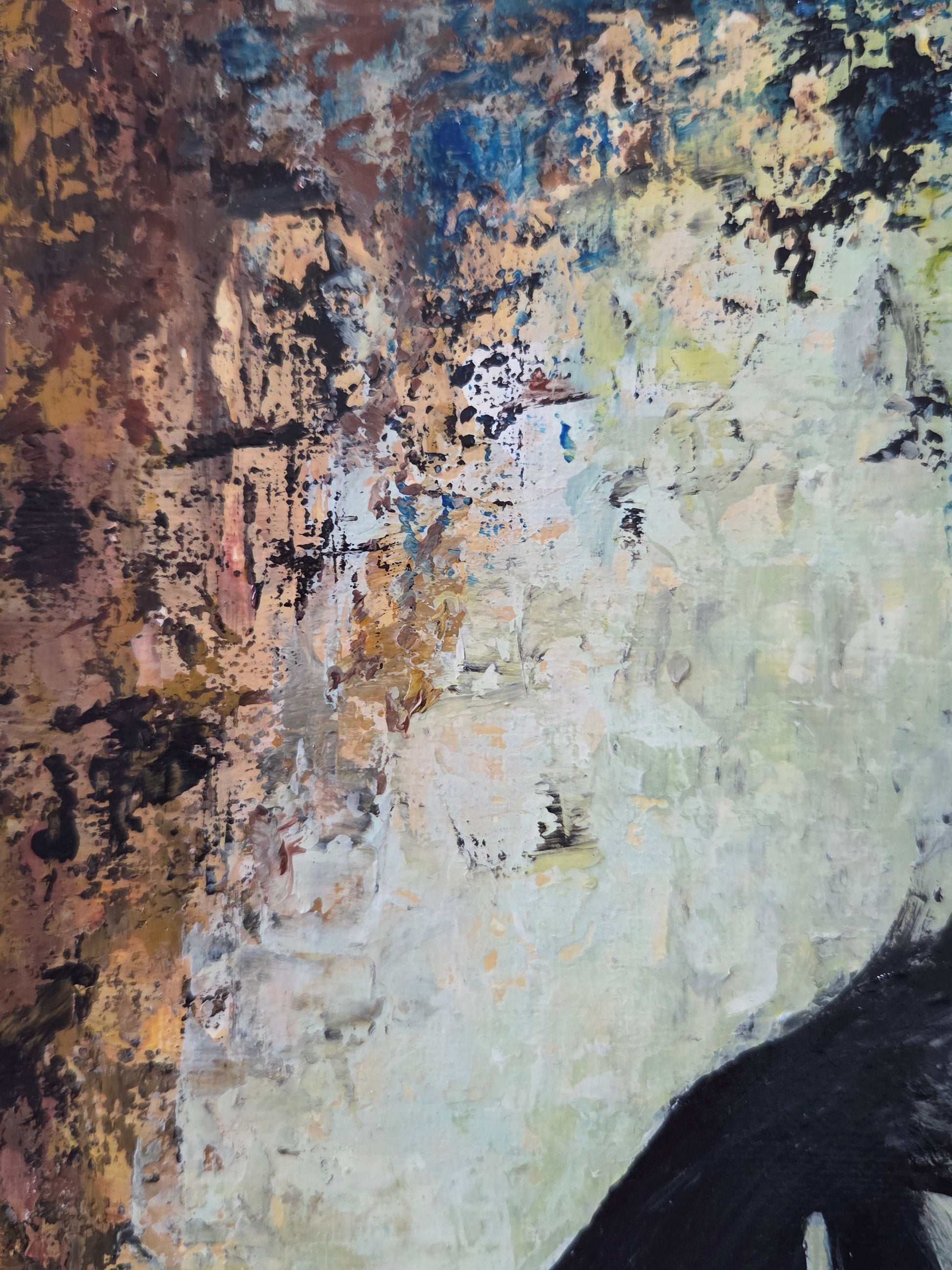 Dark Passenger Original Abstract Expressionist Painting - 9
