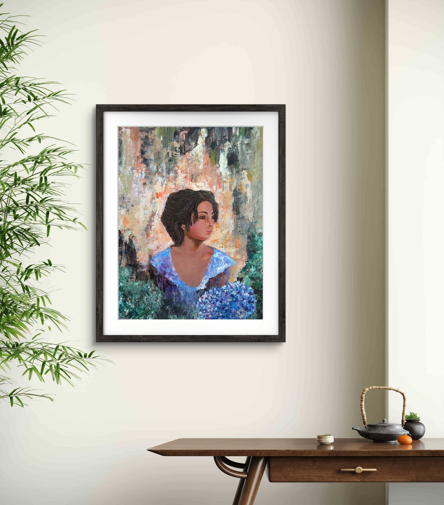 Behind The Quiet Garden – Original Painting by Jasmina Mendoza - 15