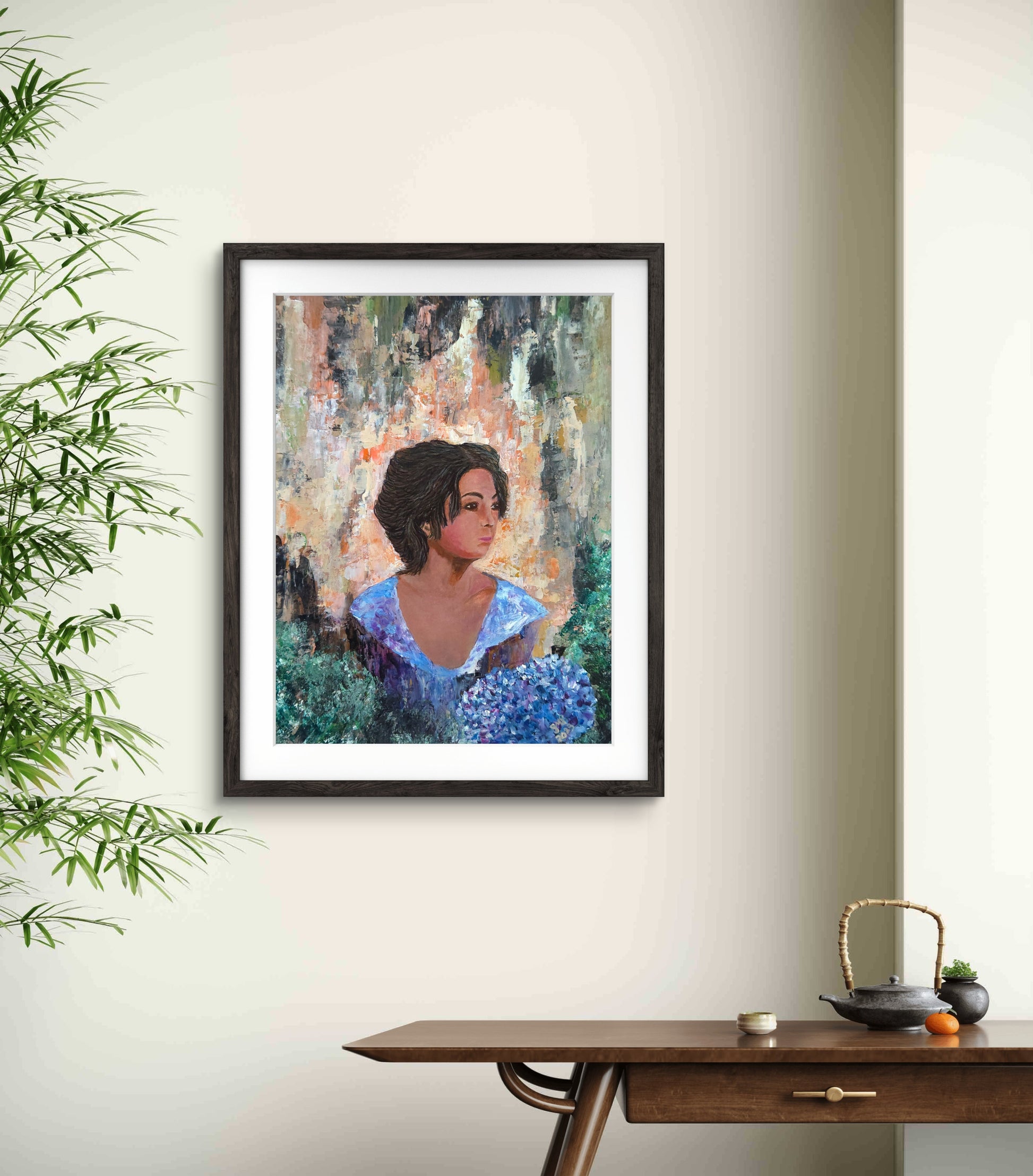 Behind The Quiet Garden – Original Painting by Jasmina Mendoza - 15