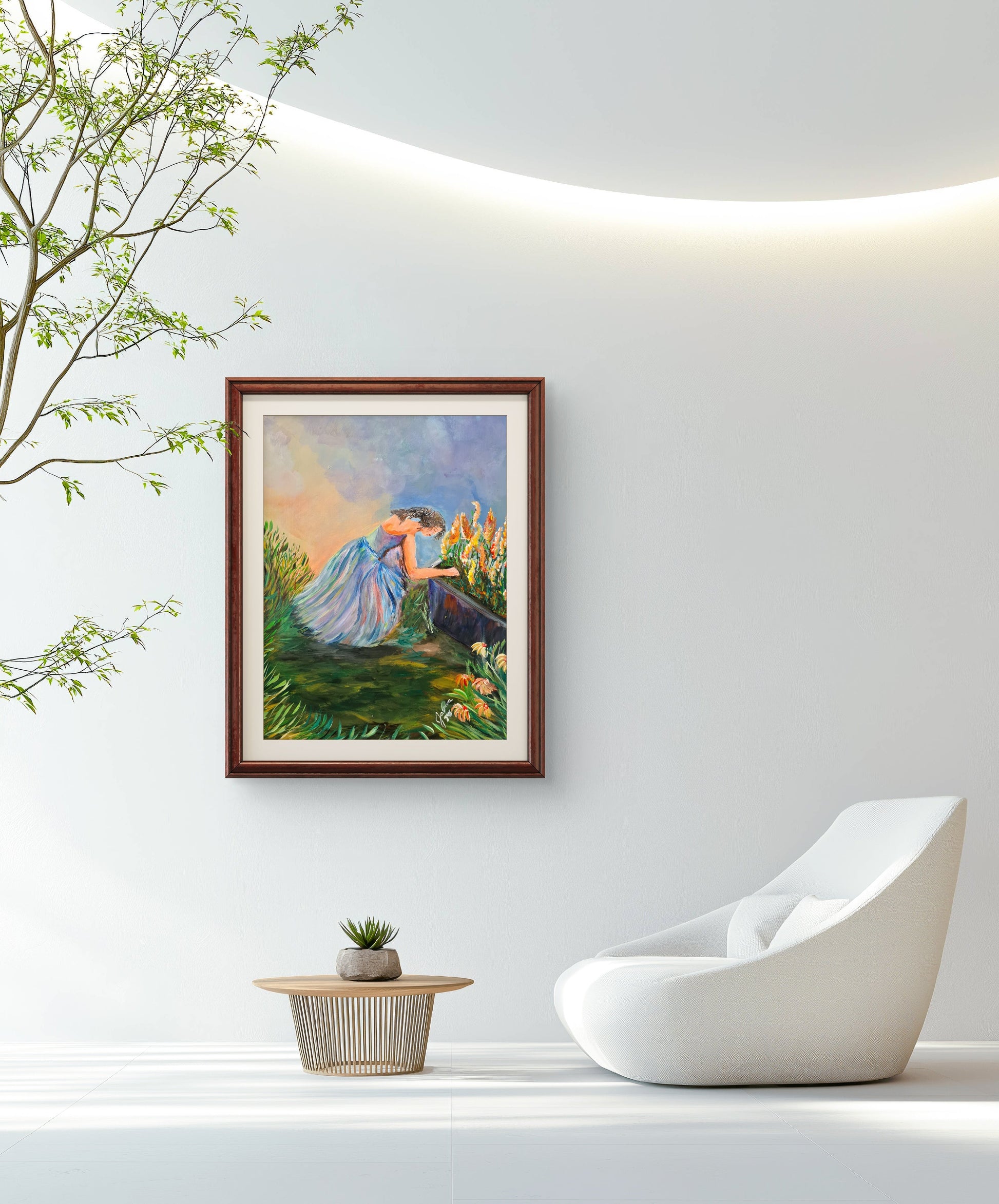In The Garden- Original Painting. | Art is my Universe
