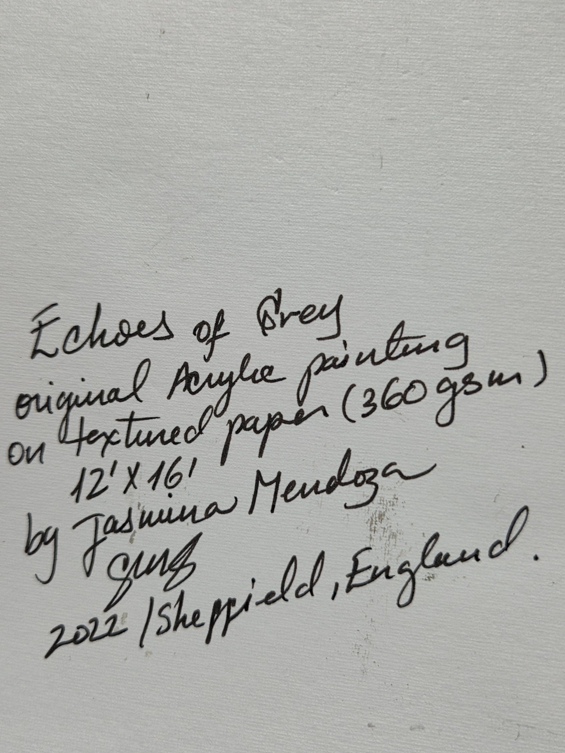 Echoes of Grey Original Abstract Painting | Art is my Universe