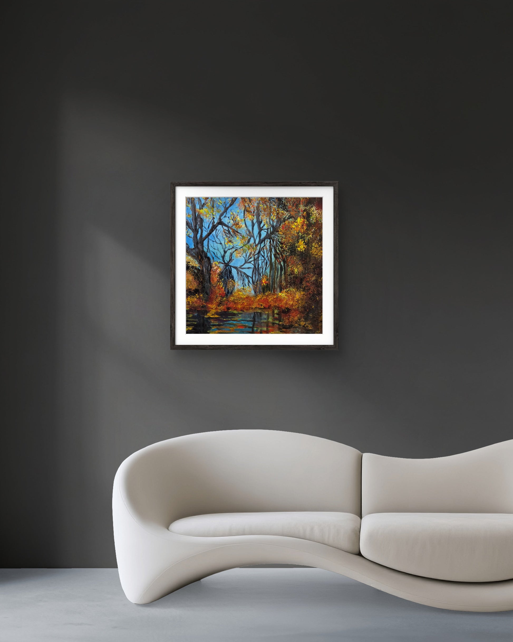Autumn Reverie original acrylic painting by Jasmina Mendoza - 10