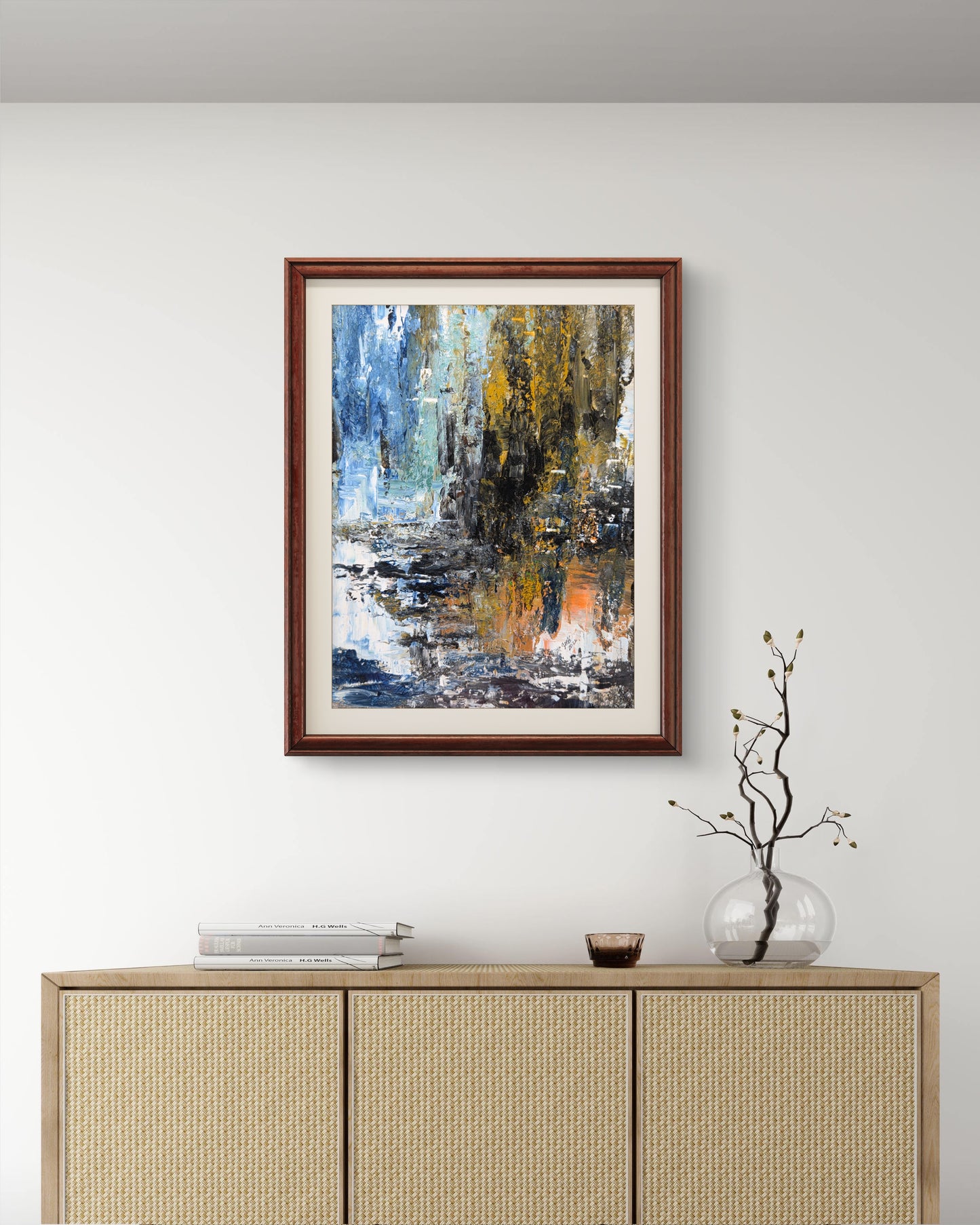 Reflections – Original Acrylic Painting by Jasmina Mendoza