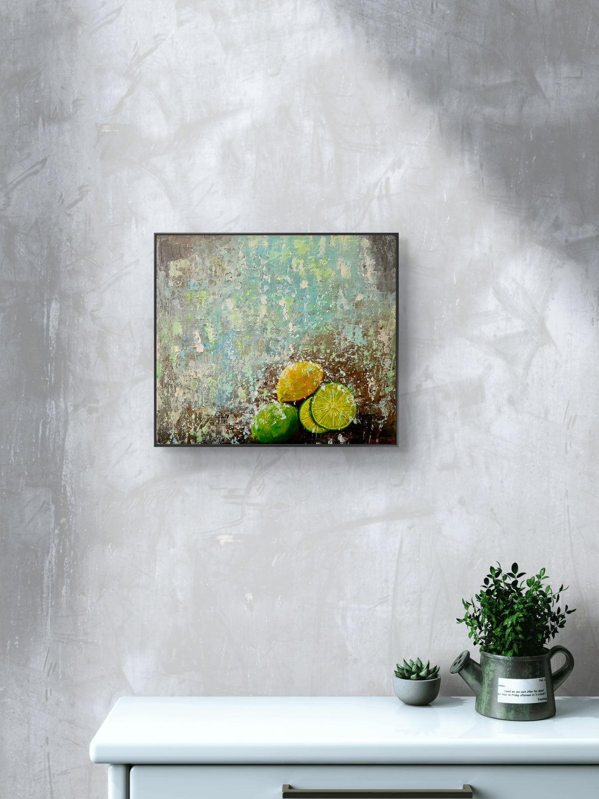 Frozen Contemporary Acrylic Painting by Jasmina Mendoza
