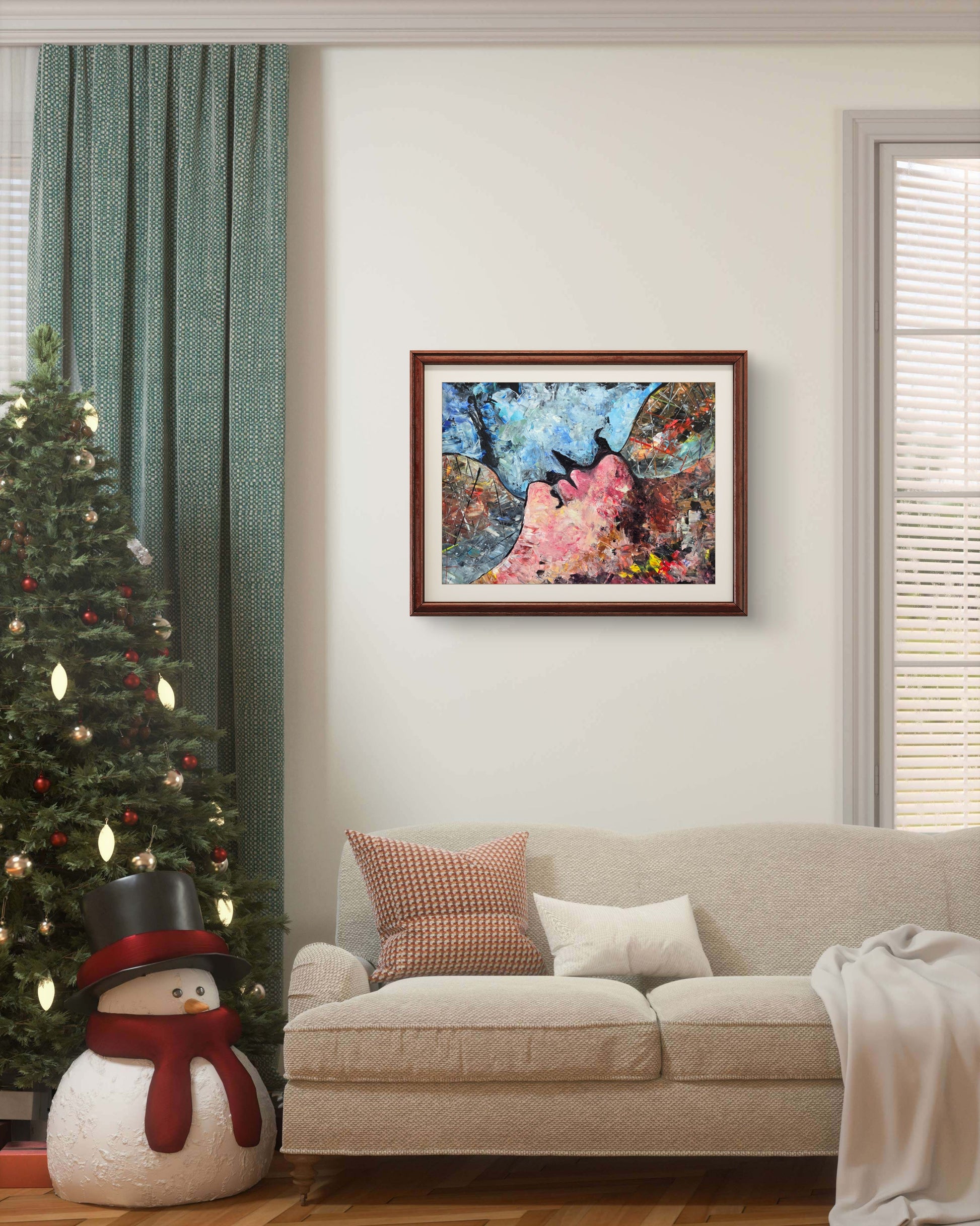 Abstract Love – Original Acrylic Painting by Jasmina Mendoza - 21