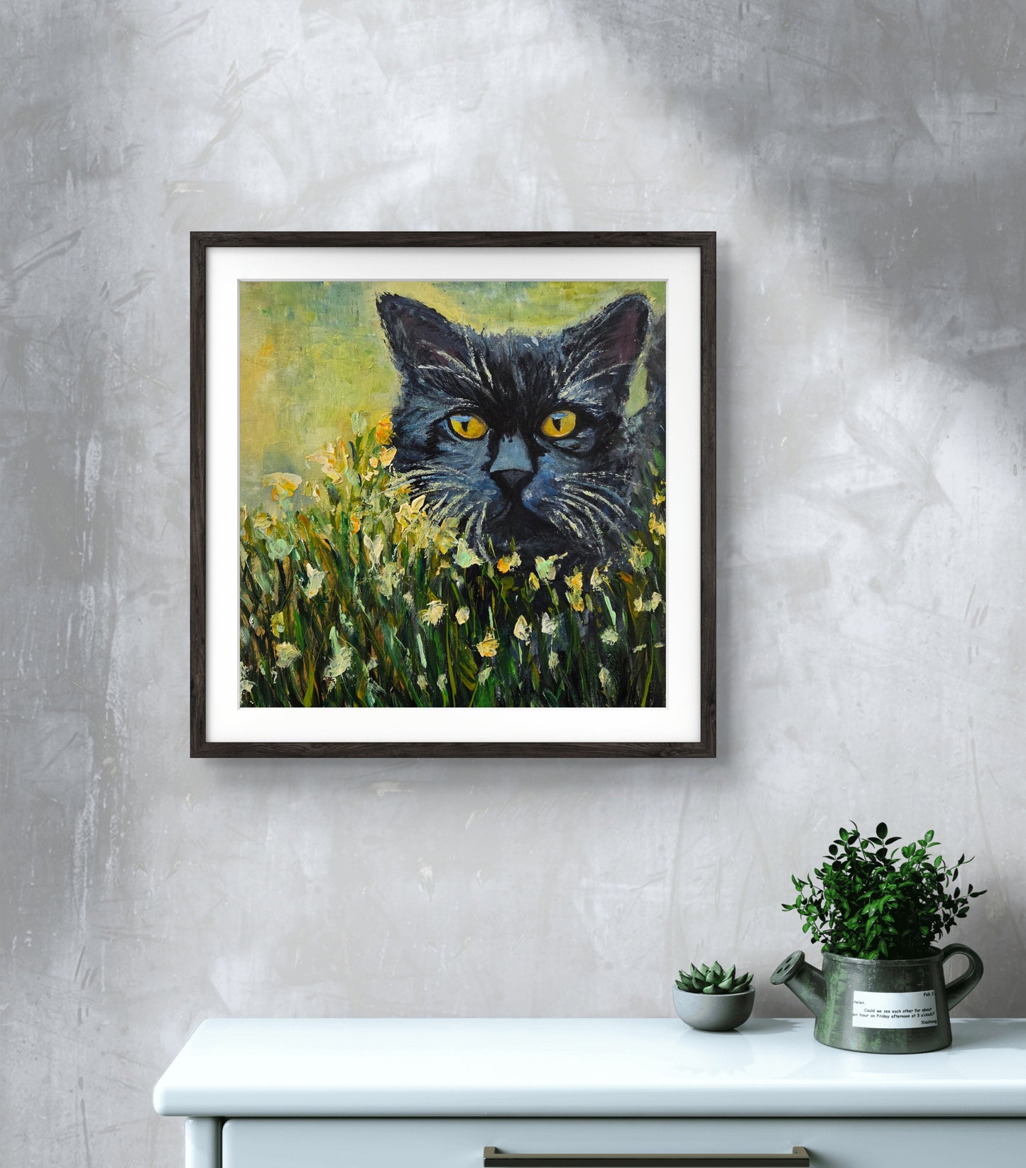 Wild Presence original acrylic painting by Jasmina Mendoza - 9