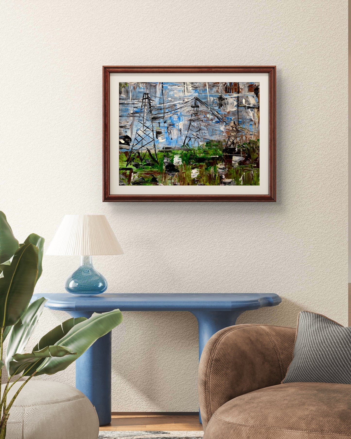 Foggy Days – Original Acrylic Painting by Jasmina Mendoza - 4