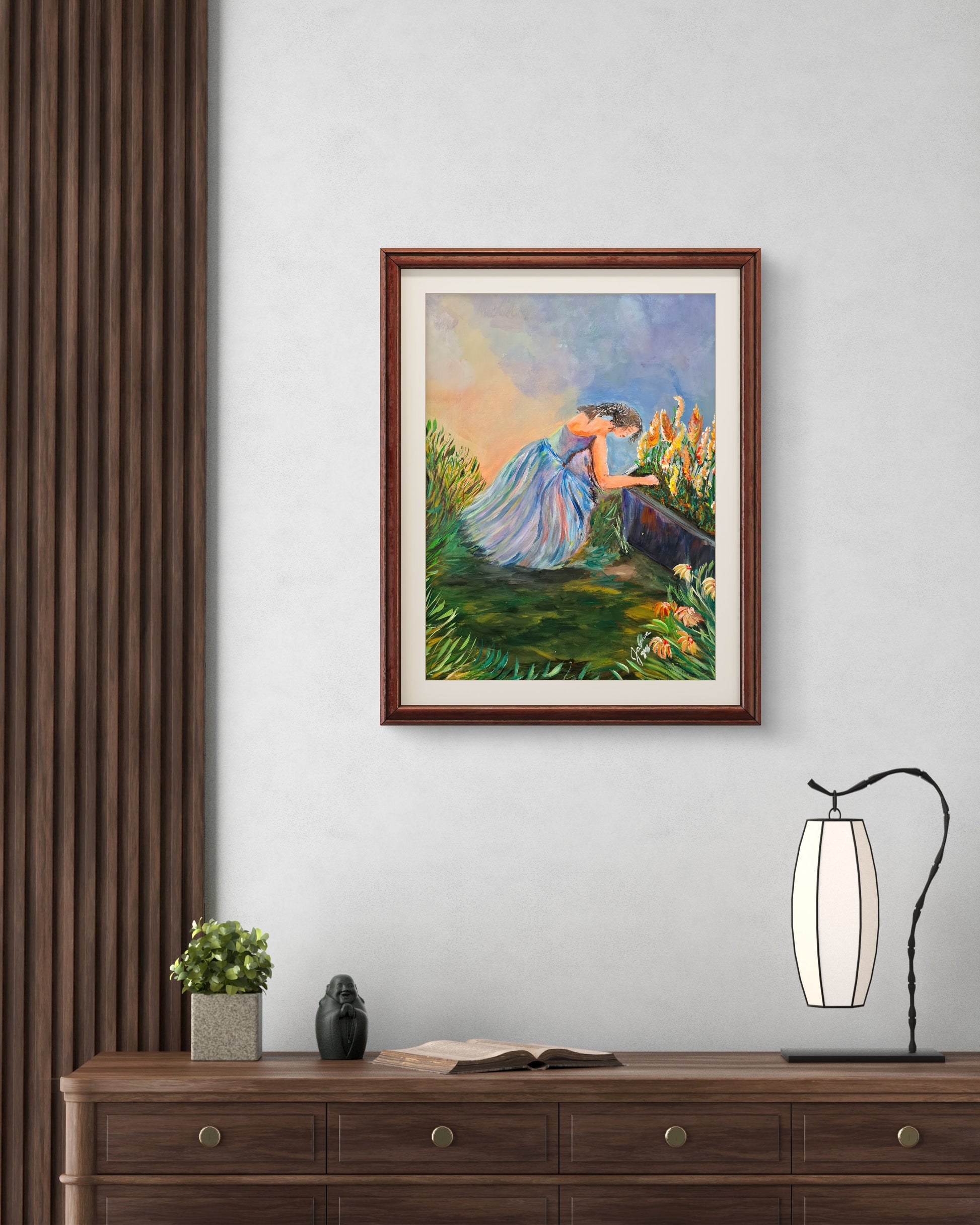 In The Garden- Original Painting. | Art is my Universe