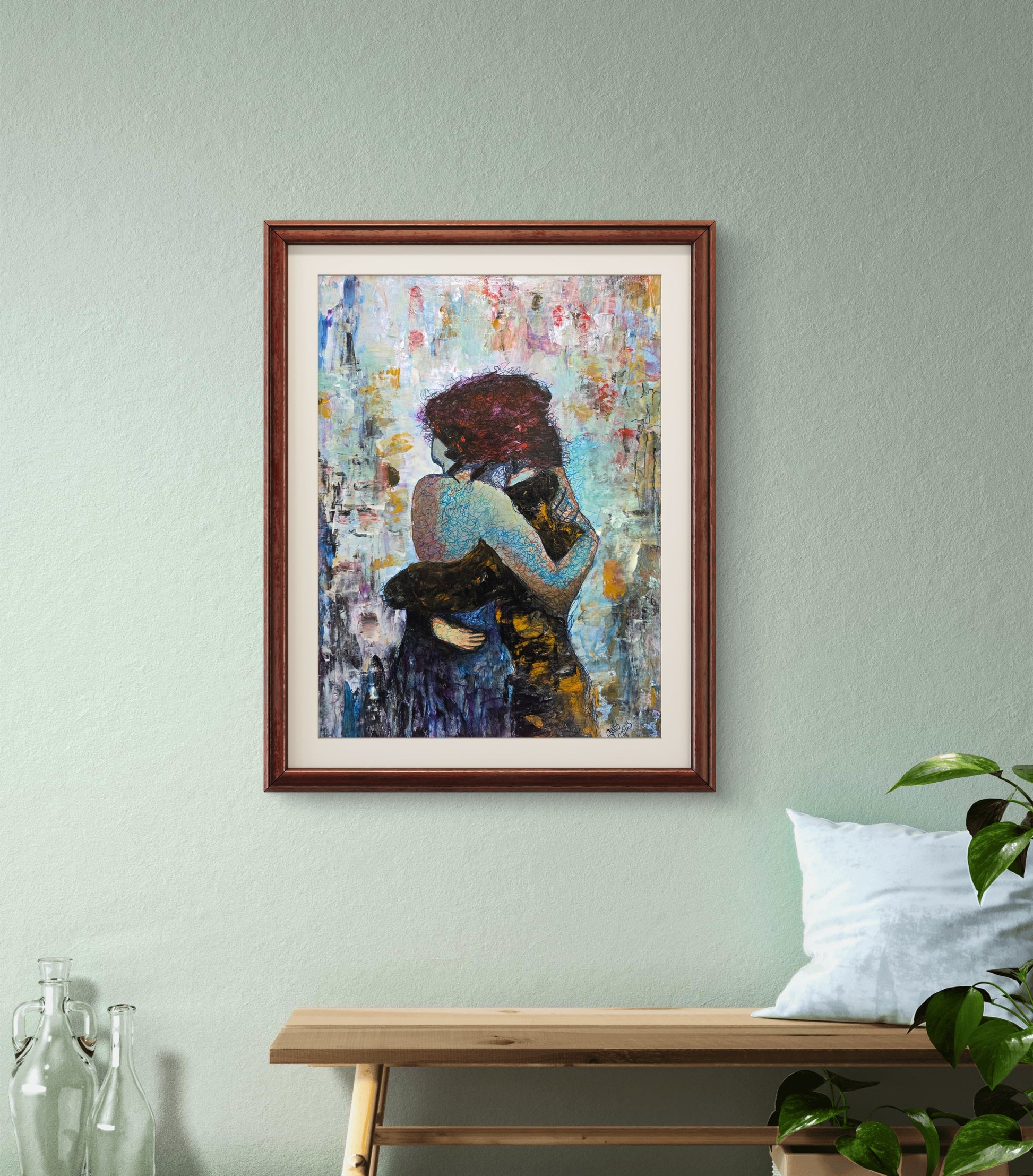 Between Two Heartbeats – Original Painting by Jasmina Mendoza - 7