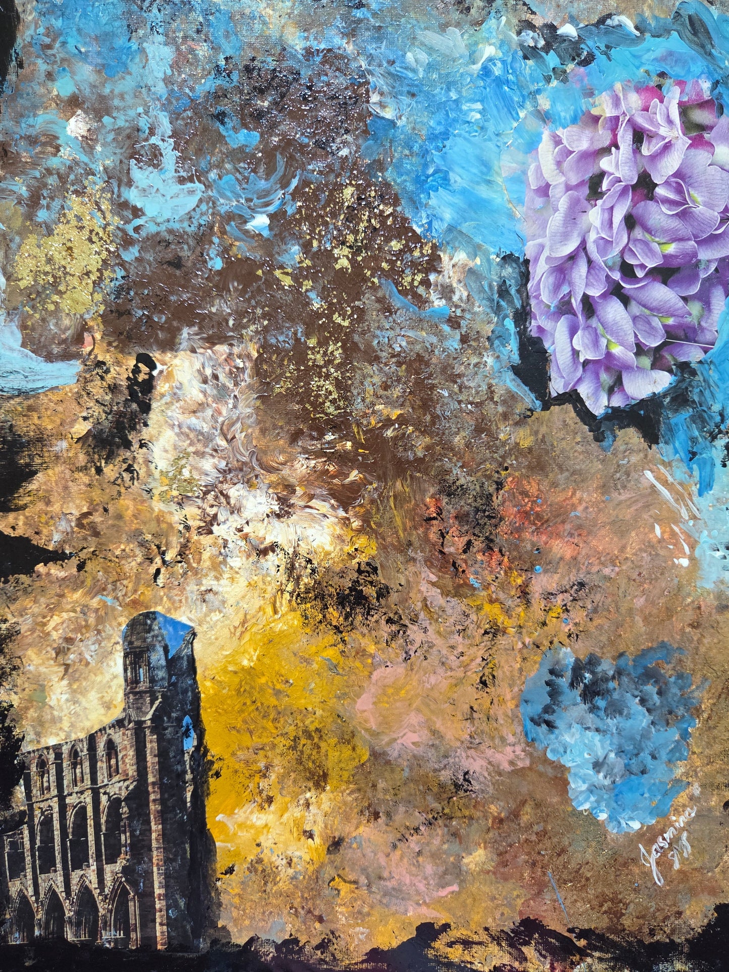 Ethernal Echoes of Whitby Abbey Original Art | Art is my Universe