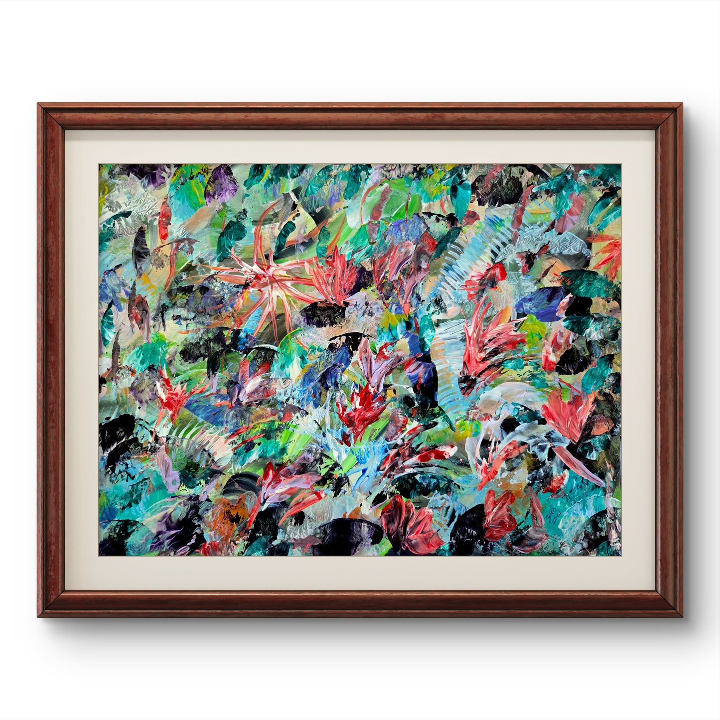 Deep Into Nature – Original Acrylic Painting by Jasmina Mendoza - 2