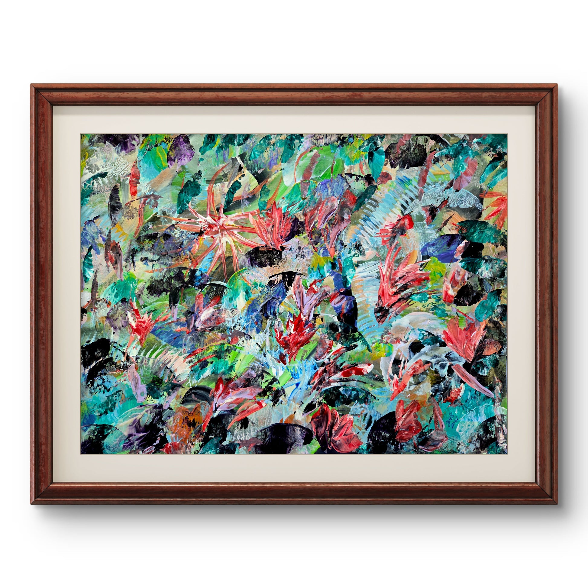 Deep Into Nature – Original Acrylic Painting by Jasmina Mendoza - 2