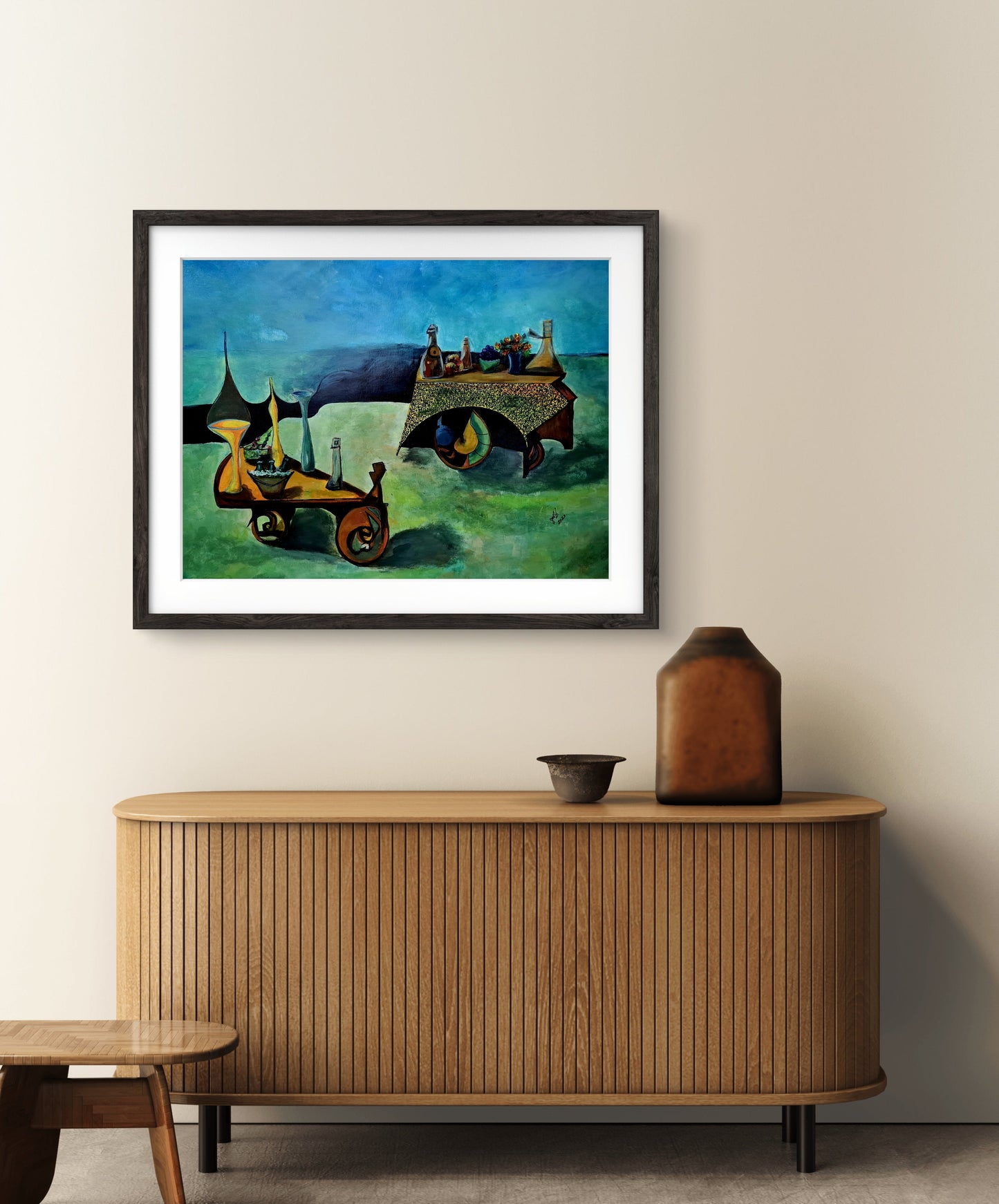 The Beer’s Cart Original Acrylic Painting by Jasmina Mendoza - 6
