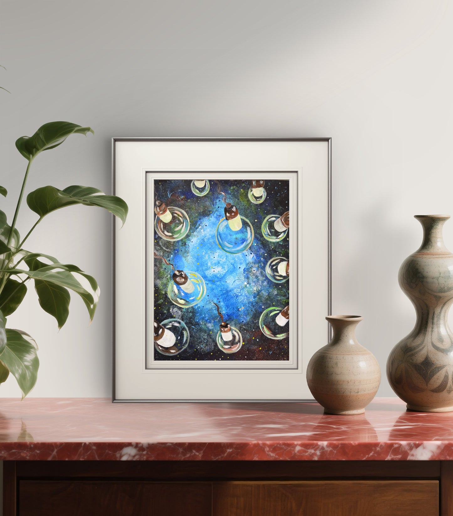 Let the Universe Take Care of Details – Original Acrylic Painting by Jasmina Mendoza