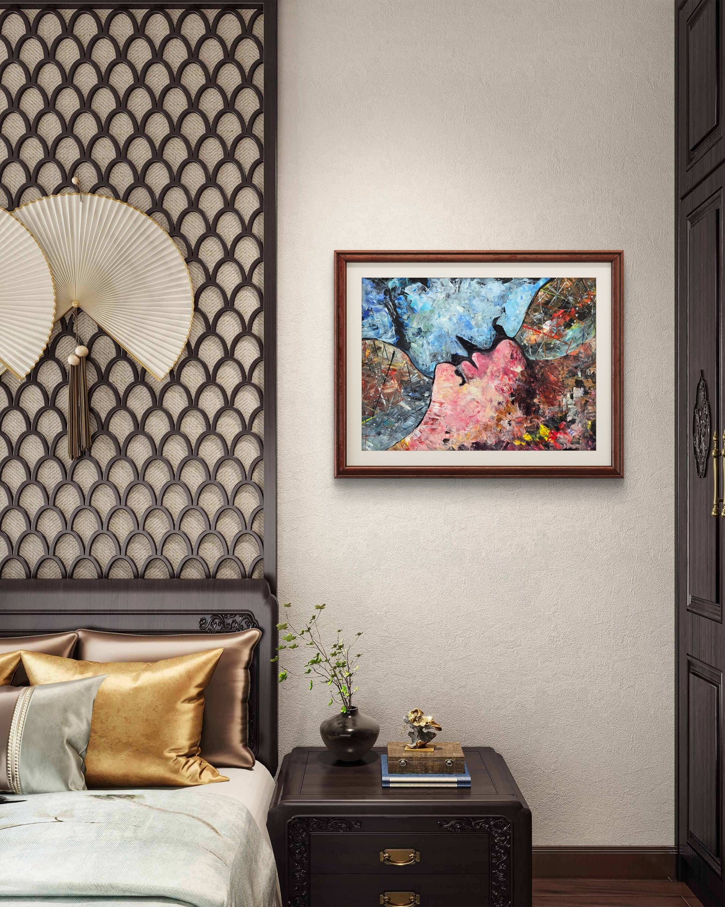 Abstract Love – Original Acrylic Painting by Jasmina Mendoza - 14