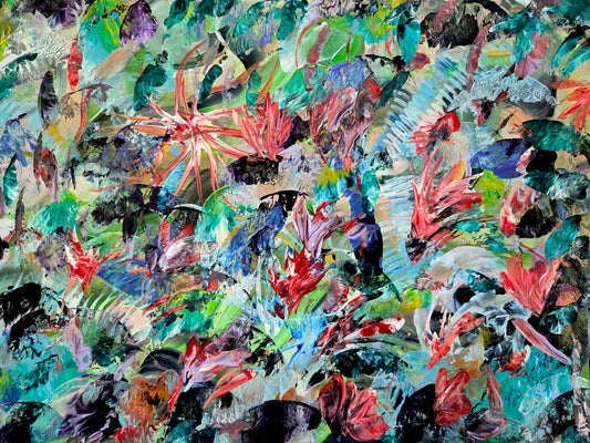 Deep Into Nature – Original Acrylic Painting by Jasmina Mendoza - 0