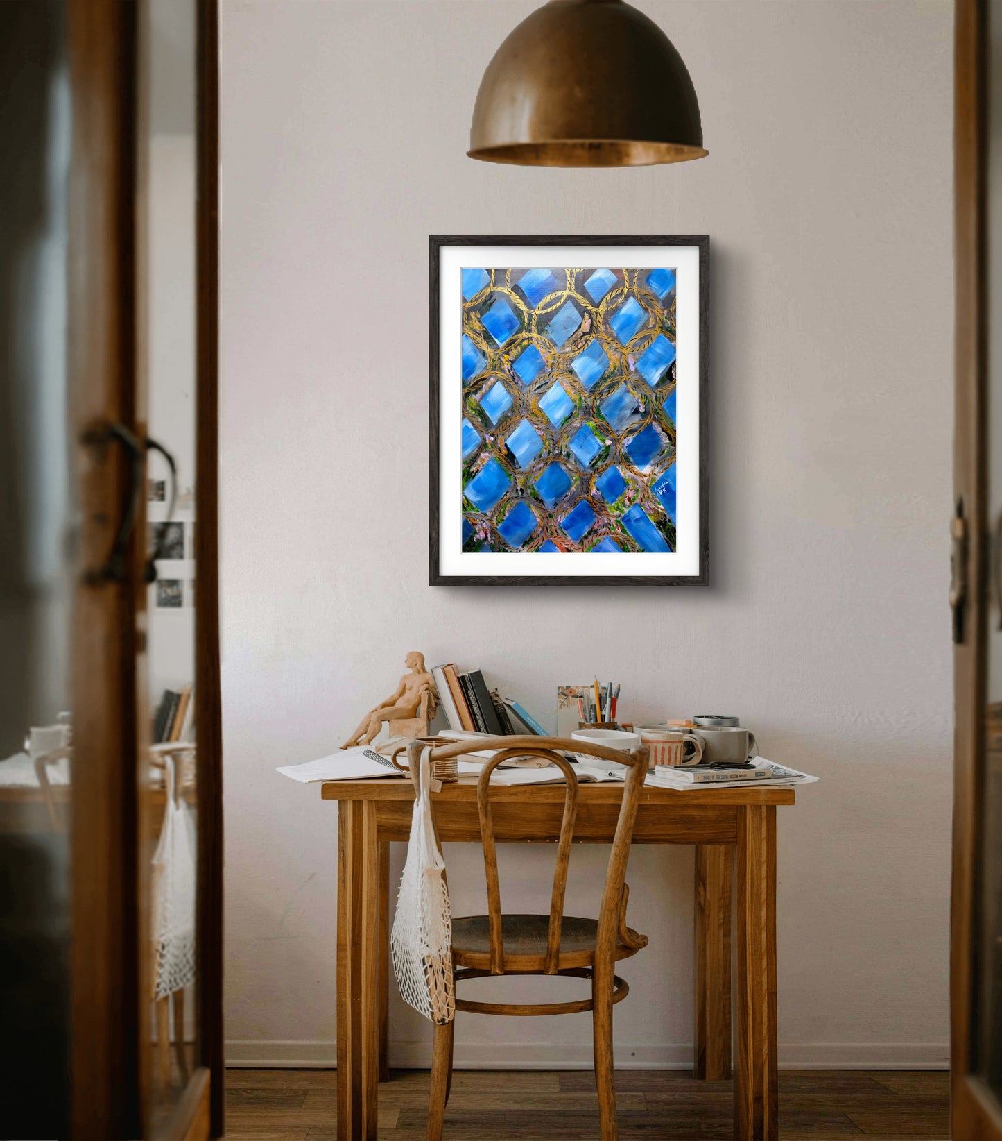 Behind the Fence – Original Painting by Jasmina Mendoza - 7